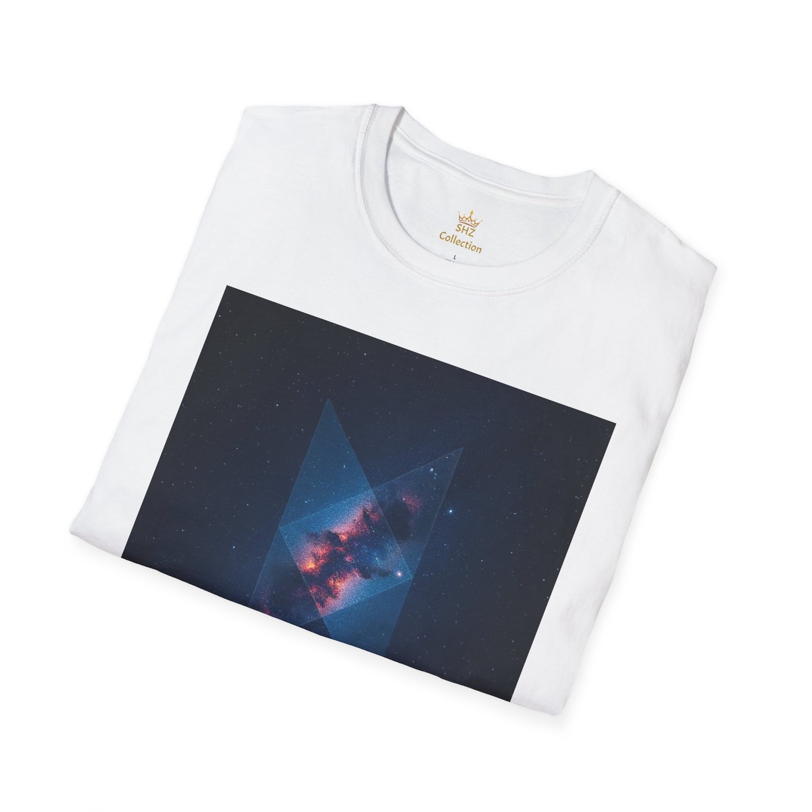 Galaxy Triangle Graphic T-Shirt — Cosmic Nebula Print - Image 10