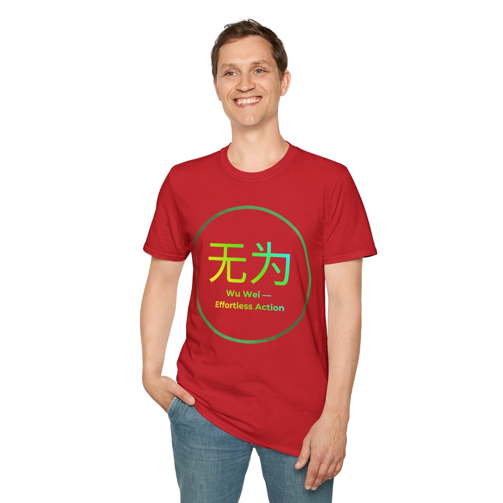 Wu Wei T-Shirt — Zen 'Effortless Action' Tee with Chinese Characters - Image 90