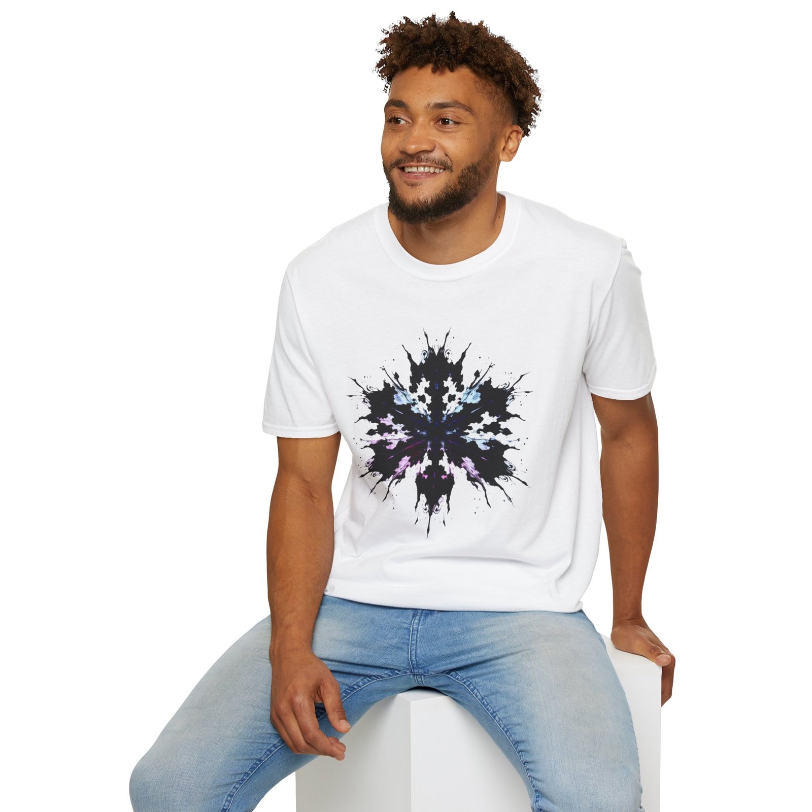 Rorschach Inkblot Graphic T-Shirt — Abstract Symmetry Tee - Image 15