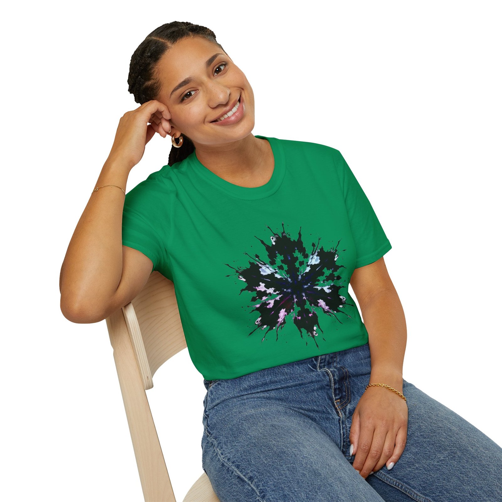 Rorschach Inkblot Graphic T-Shirt — Abstract Symmetry Tee - Image 6