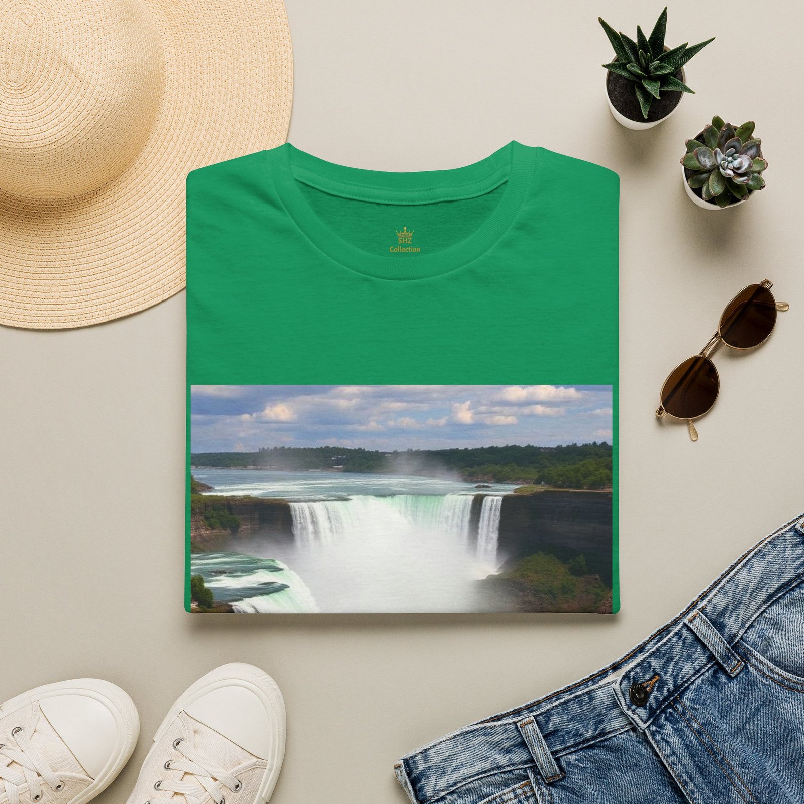 Niagara Falls Photo T-Shirt — Scenic Waterfall Travel Tee - Image 51