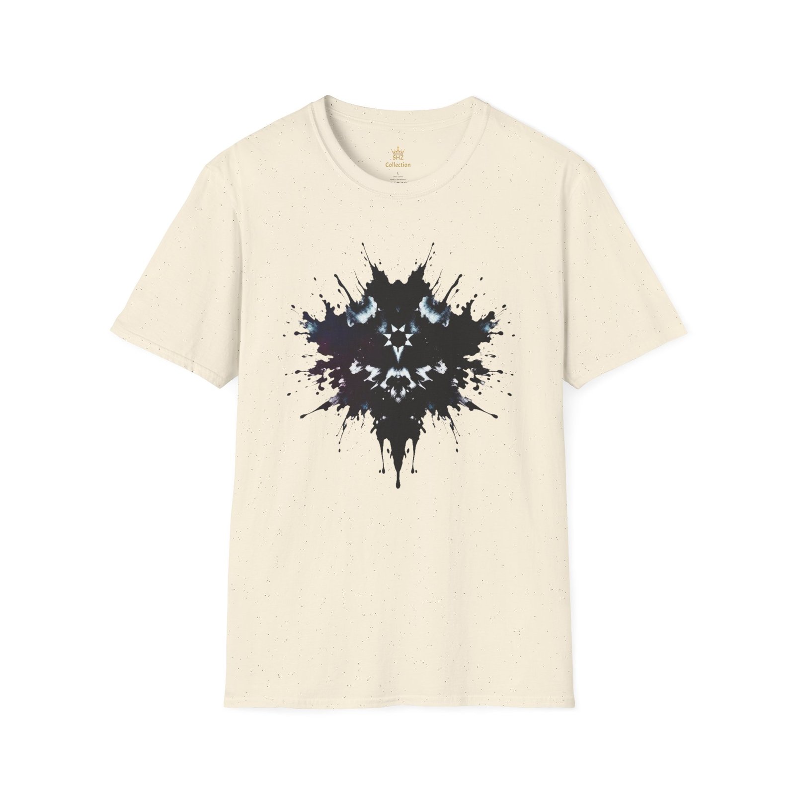 Inkblot Graphic T-Shirt — Rorschach Splash Art Tee - Image 25