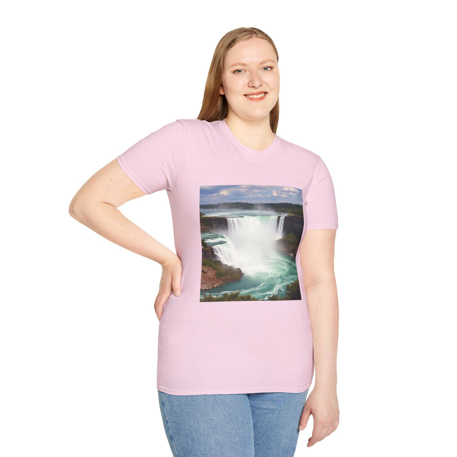 Niagara Falls Photo T-Shirt — Scenic Waterfall Travel Tee - Image 85