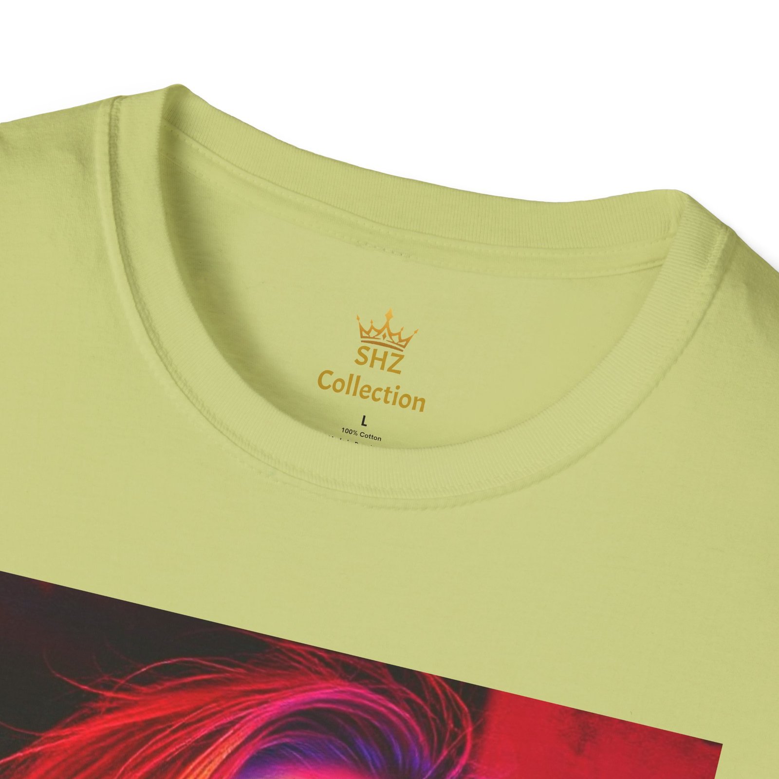 Rainbow Portrait T‑Shirt — Colorful Neon Face Art Tee - Image 38