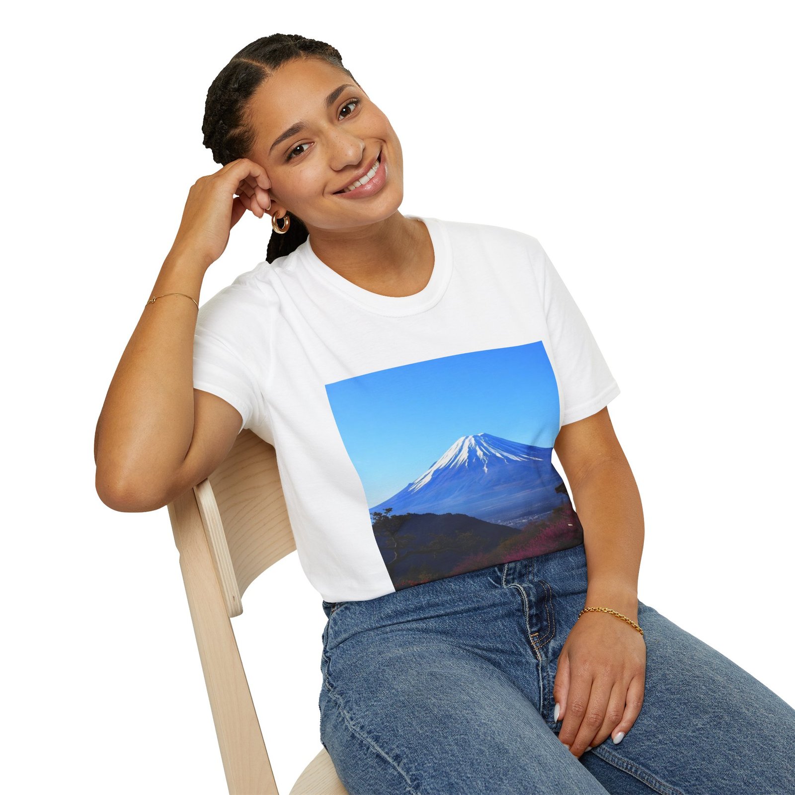 T-Shirt — Serene Mount Fuji Landscape Print - Image 13