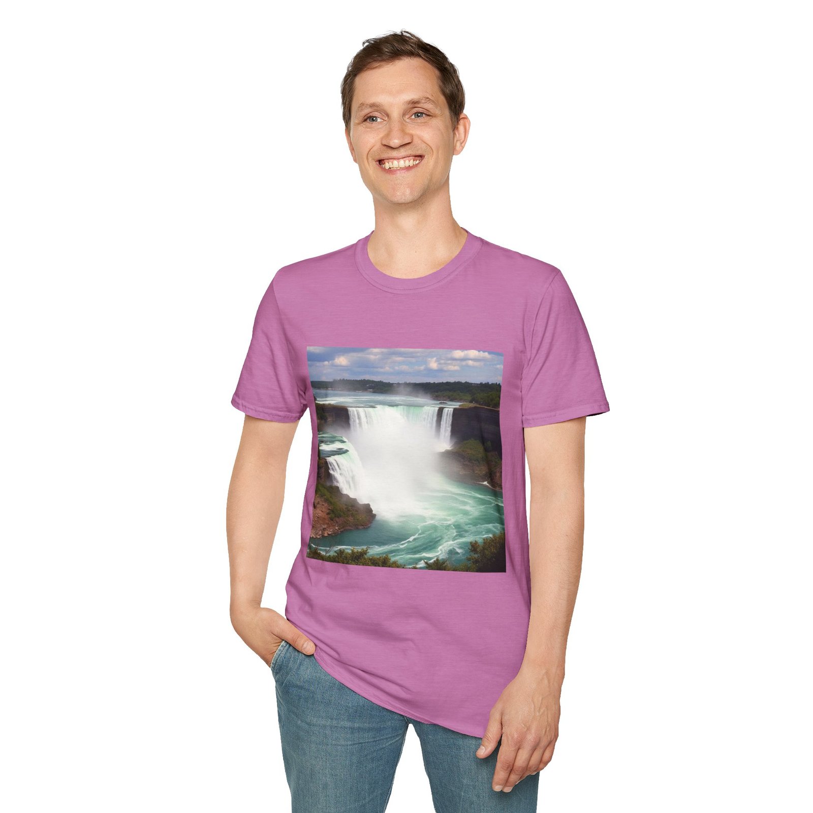 Niagara Falls Photo T-Shirt — Scenic Waterfall Travel Tee - Image 78