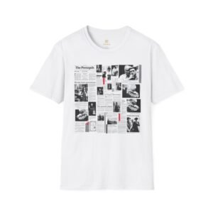 Newspaper Collage T-Shirt — Vintage Photo Press Graphic Tee