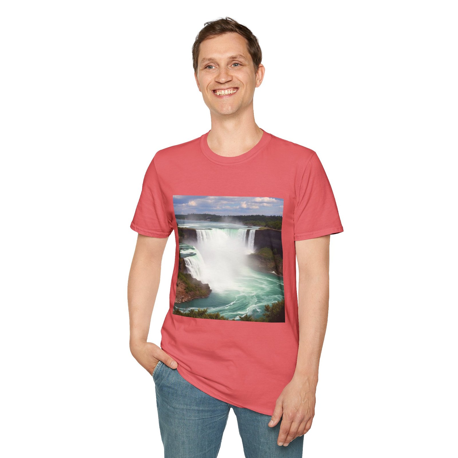 Niagara Falls Photo T-Shirt — Scenic Waterfall Travel Tee - Image 22