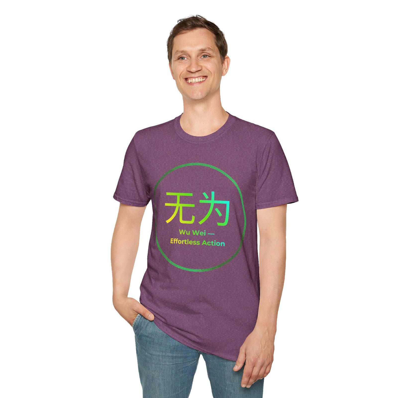 Wu Wei T-Shirt — Zen 'Effortless Action' Tee with Chinese Characters - Image 83