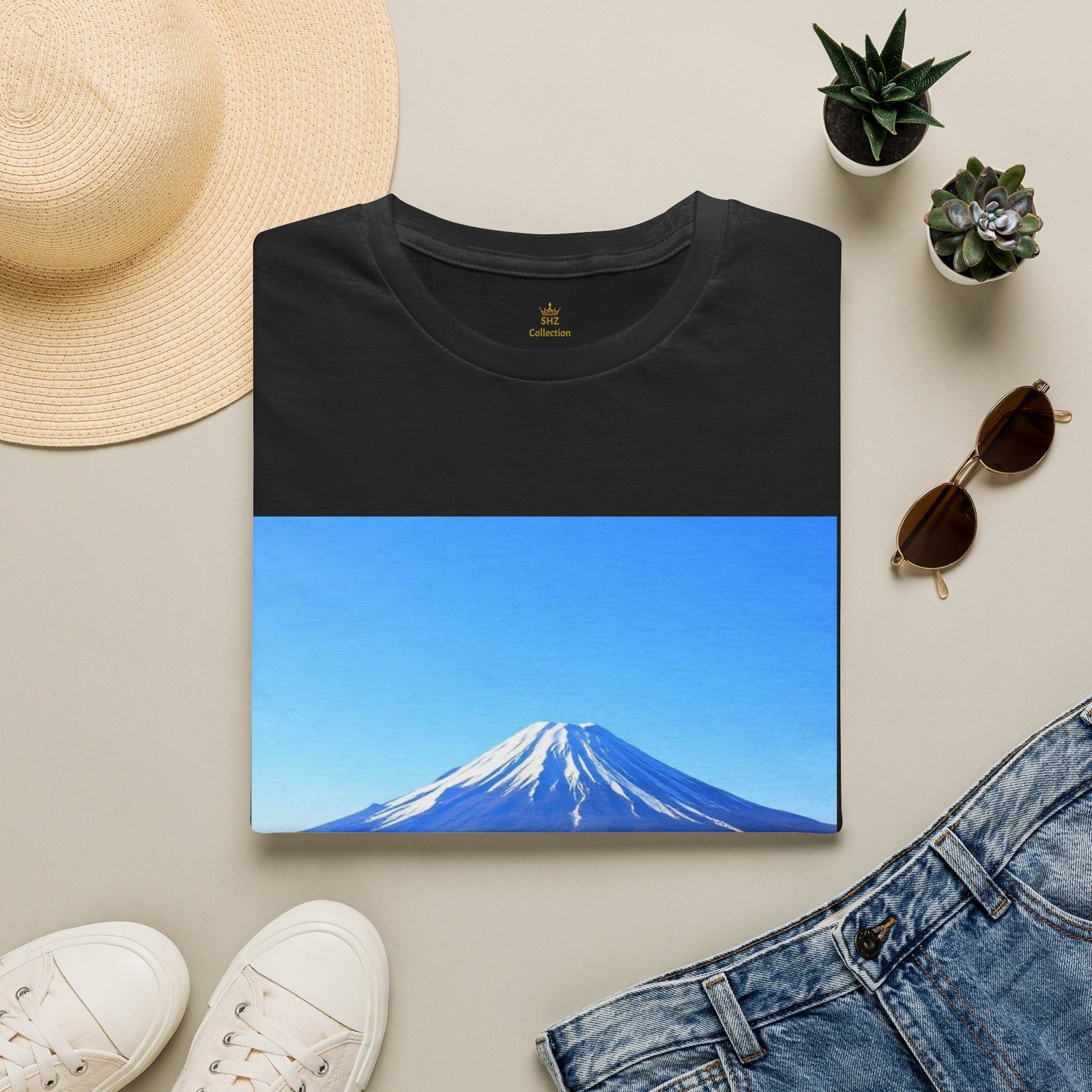 T-Shirt — Serene Mount Fuji Landscape Print - Image 24