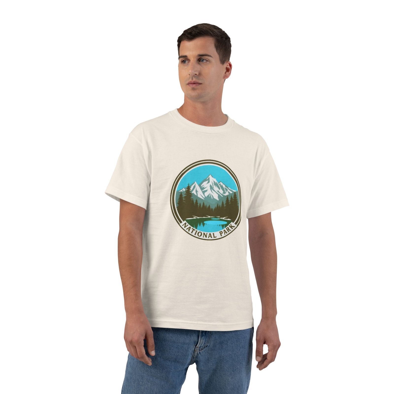 National Park Mountains T-Shirt — Vintage Mountain Badge Tee - Image 13