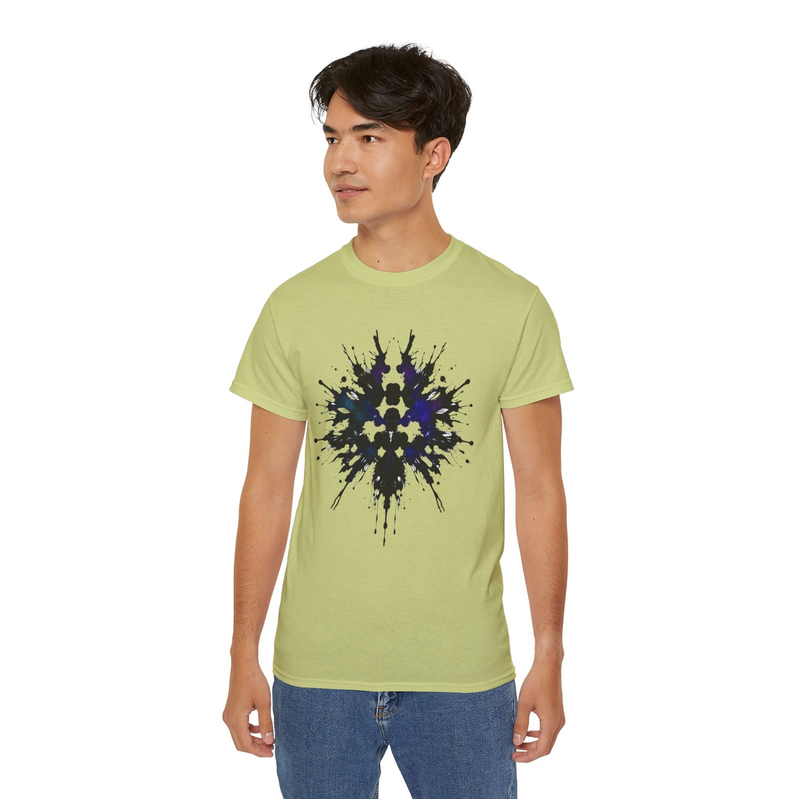 Inkblot Rorschach Tee — Abstract Symmetry Graphic T-Shirt - Image 41