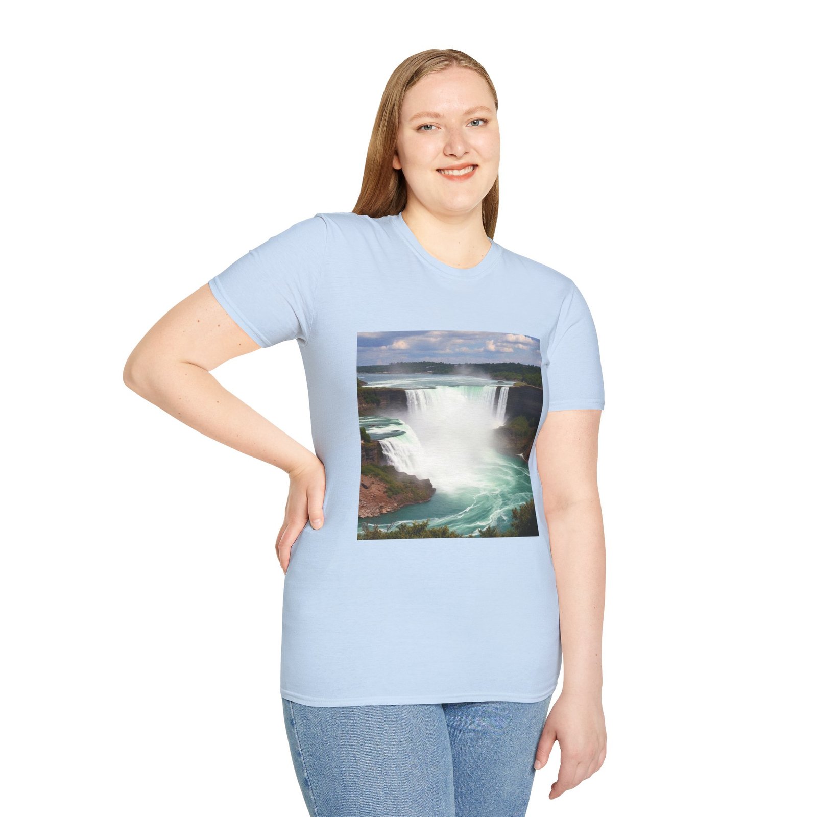 Niagara Falls Photo T-Shirt — Scenic Waterfall Travel Tee - Image 61