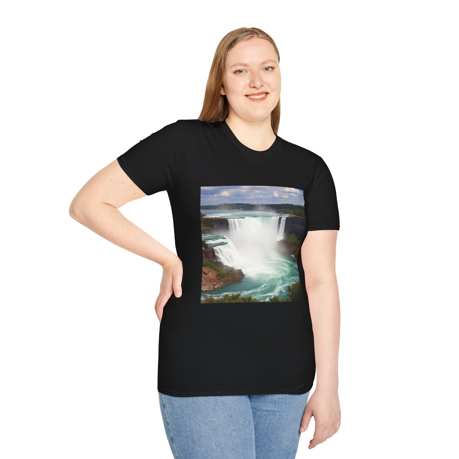 Niagara Falls Photo T-Shirt — Scenic Waterfall Travel Tee - Image 29
