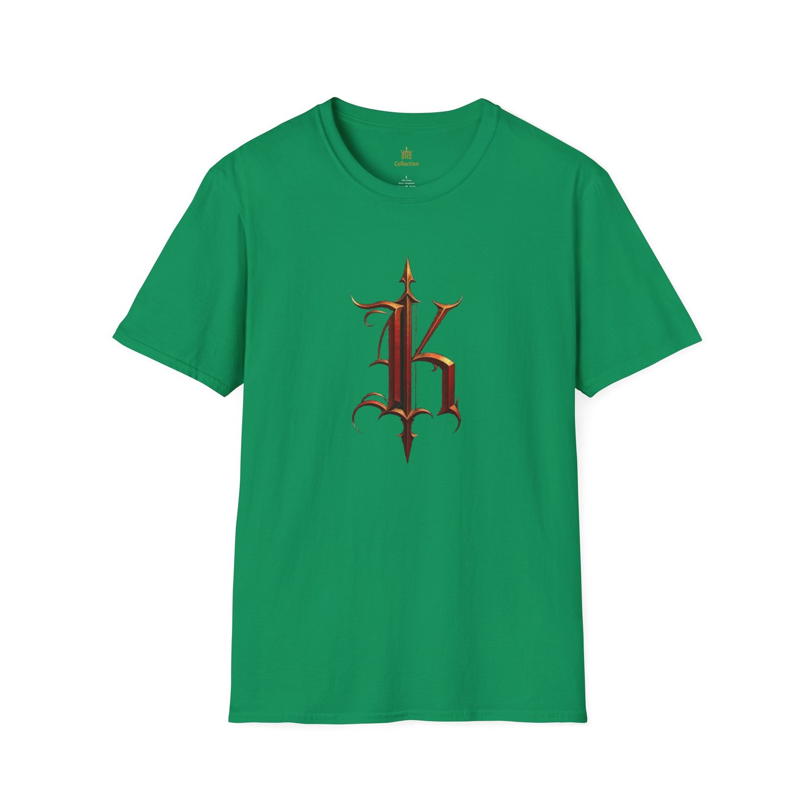 Gothic Letter K T-Shirt — Vintage Dark Monogram Tee - Image 41