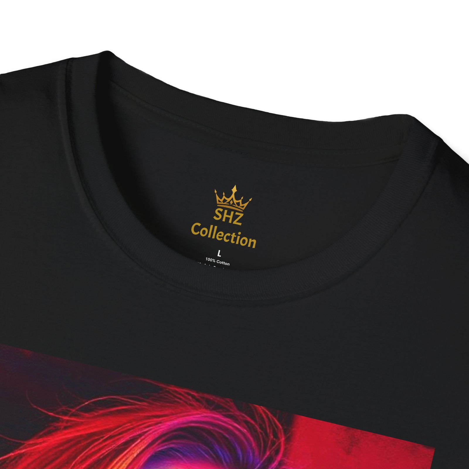 Rainbow Portrait T‑Shirt — Colorful Neon Face Art Tee - Image 17