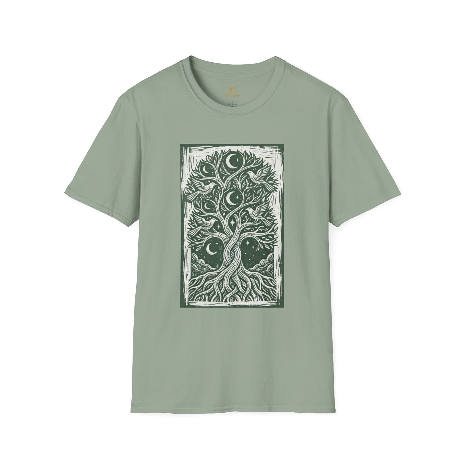 Tree of Life Moon T-Shirt — Celestial Botanical Graphic Tee - Image 25