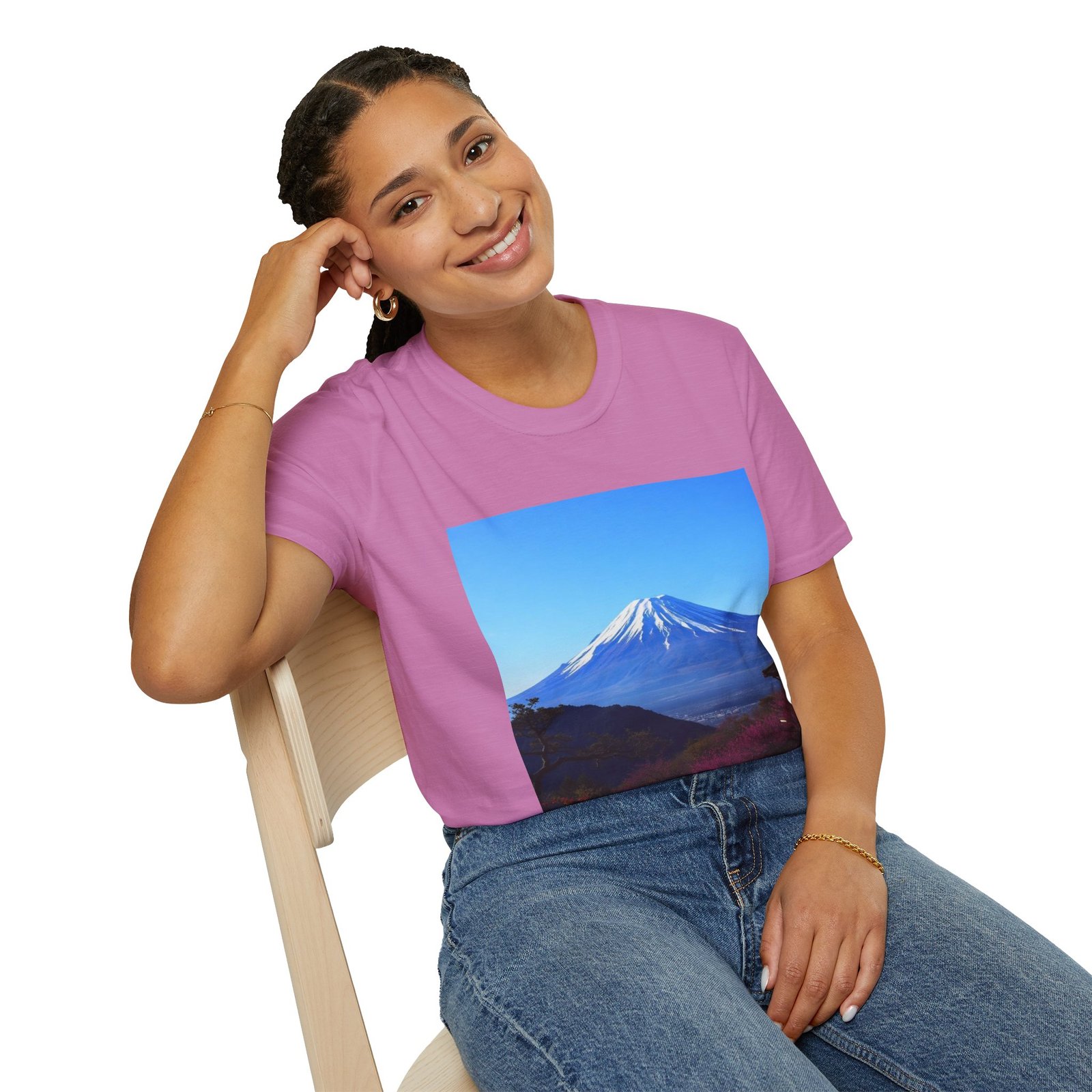 T-Shirt — Serene Mount Fuji Landscape Print - Image 76