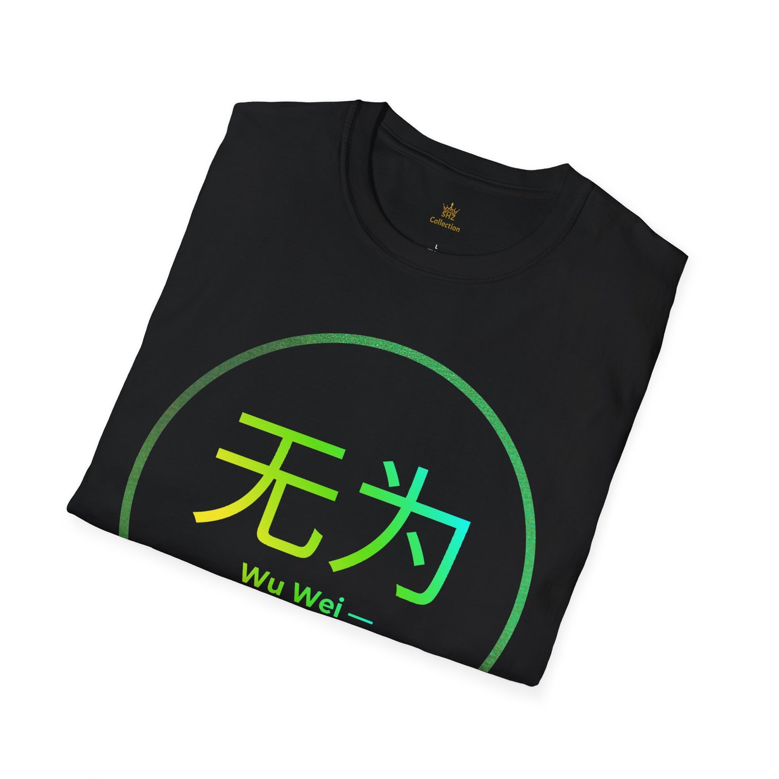 Wu Wei T-Shirt — Zen 'Effortless Action' Tee with Chinese Characters - Image 4