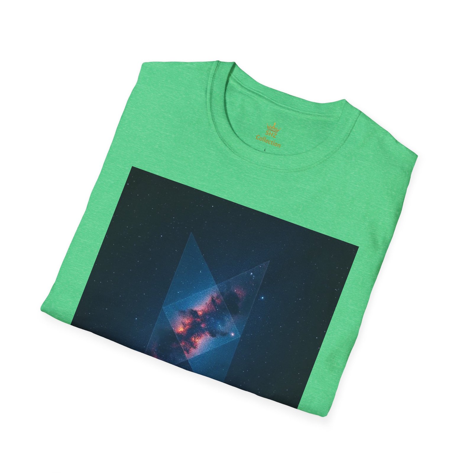 Galaxy Triangle Graphic T-Shirt — Cosmic Nebula Print - Image 45