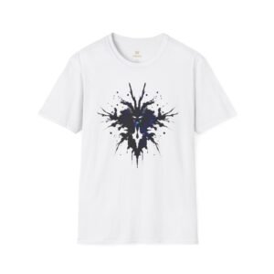 Inkblot Panther T-Shirt — Abstract Rorschach Cat Design