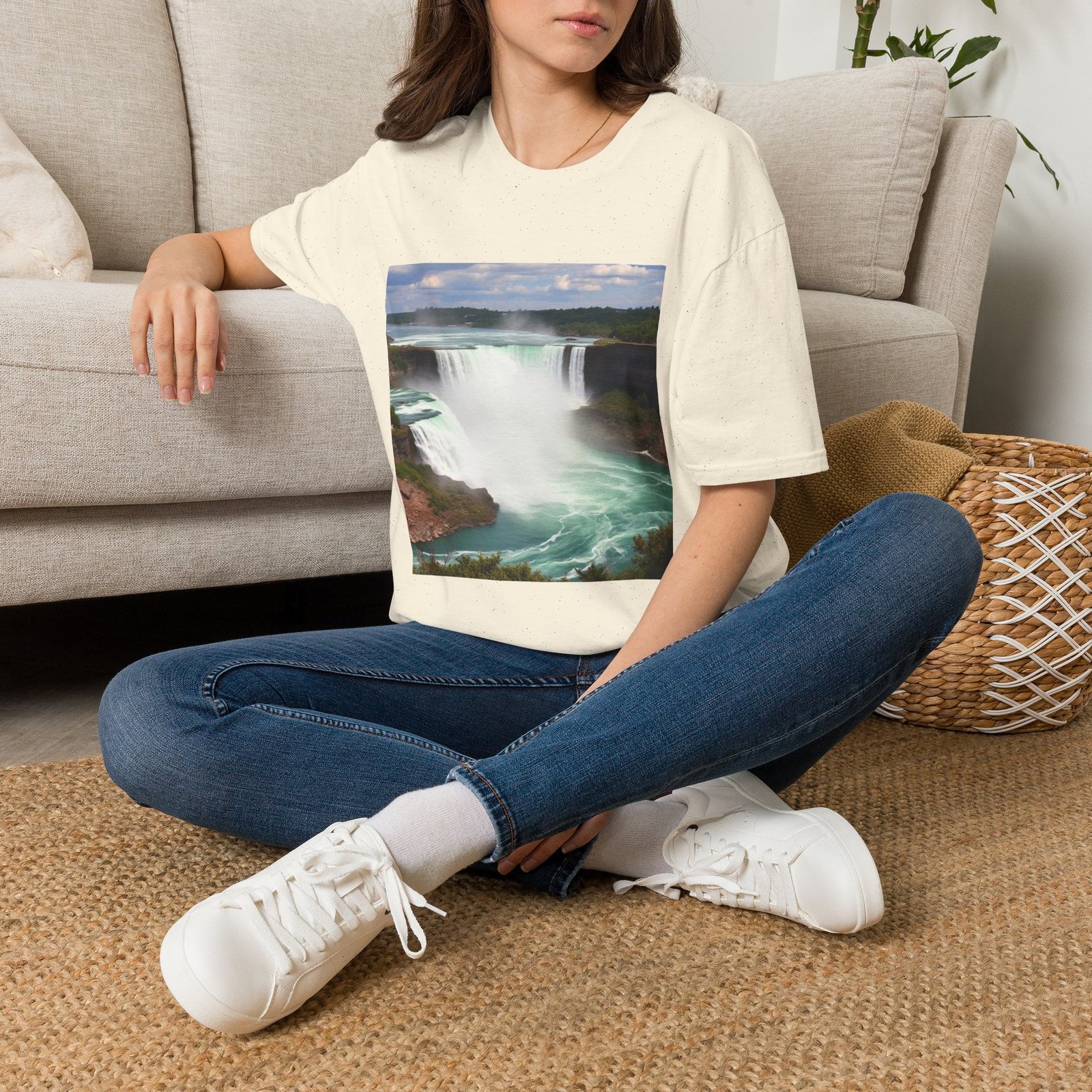 Niagara Falls Photo T-Shirt — Scenic Waterfall Travel Tee - Image 39