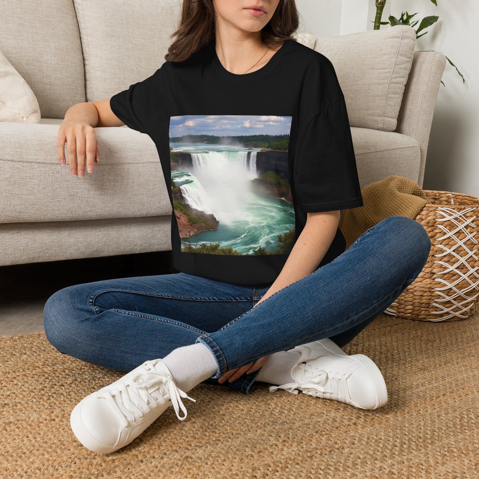 Niagara Falls Photo T-Shirt — Scenic Waterfall Travel Tee - Image 31