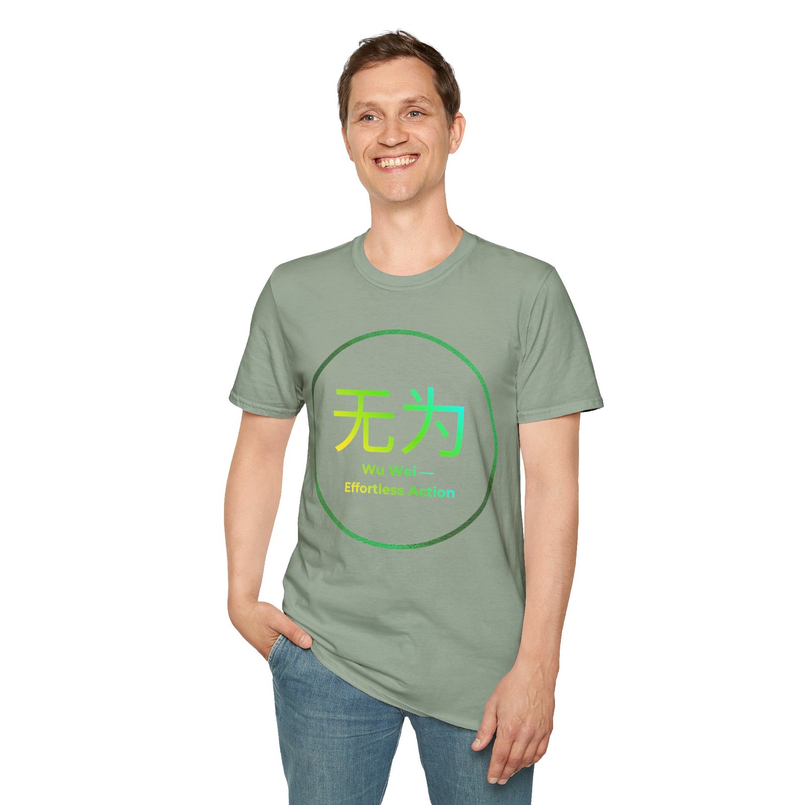 Wu Wei T-Shirt — Zen 'Effortless Action' Tee with Chinese Characters - Image 34