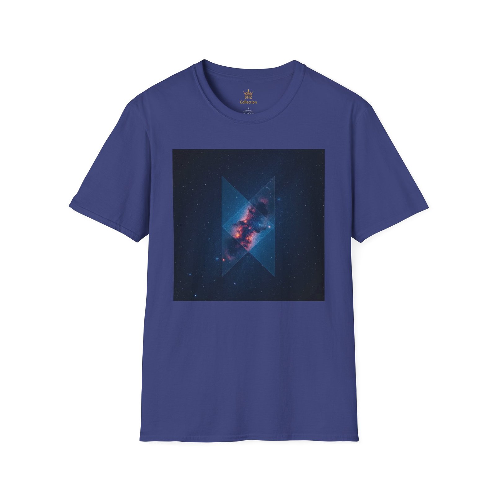Galaxy Triangle Graphic T-Shirt — Cosmic Nebula Print - Image 71
