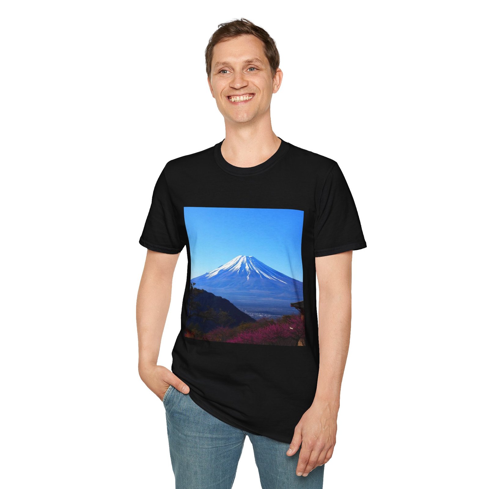 T-Shirt — Serene Mount Fuji Landscape Print - Image 26