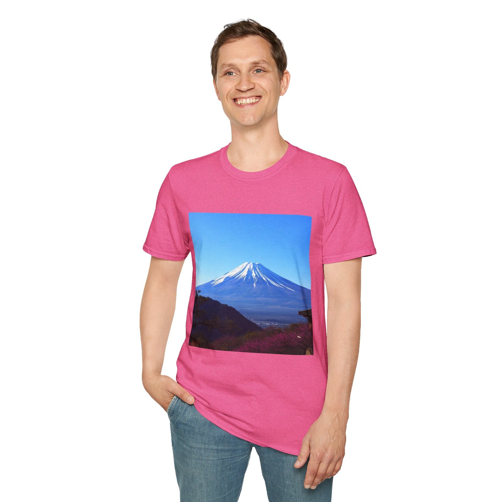 T-Shirt — Serene Mount Fuji Landscape Print - Image 89