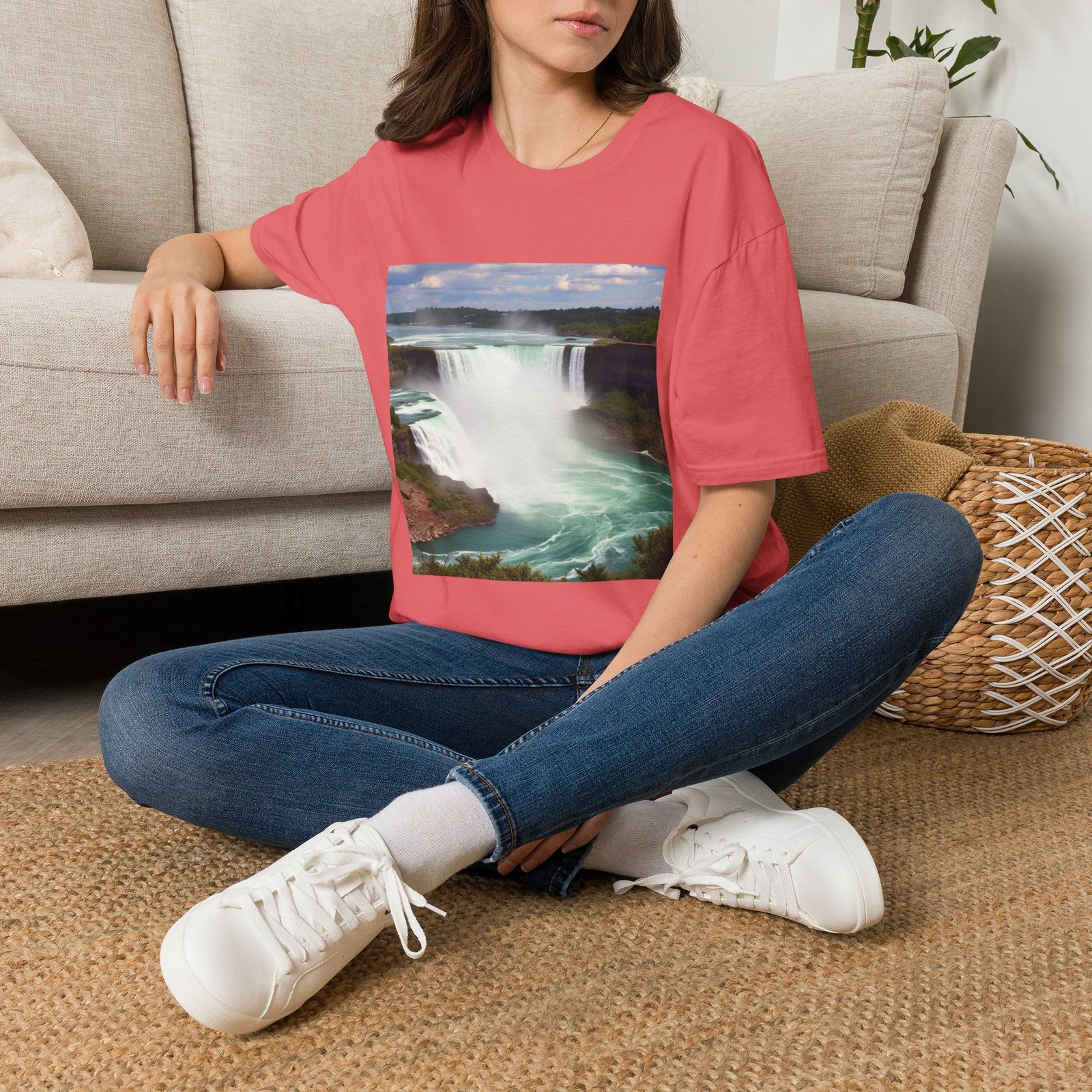 Niagara Falls Photo T-Shirt — Scenic Waterfall Travel Tee - Image 23