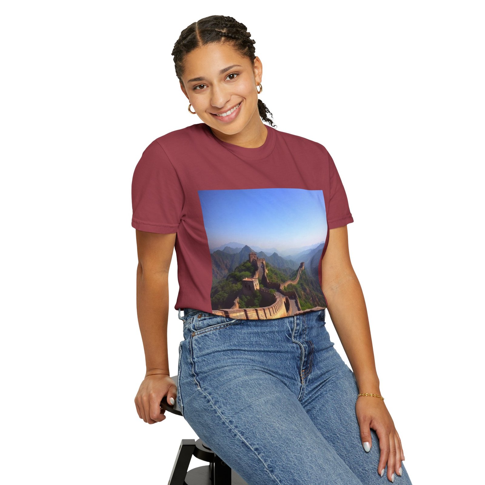 Great Wall Landscape T-Shirt — Scenic China Travel Tee - Image 88