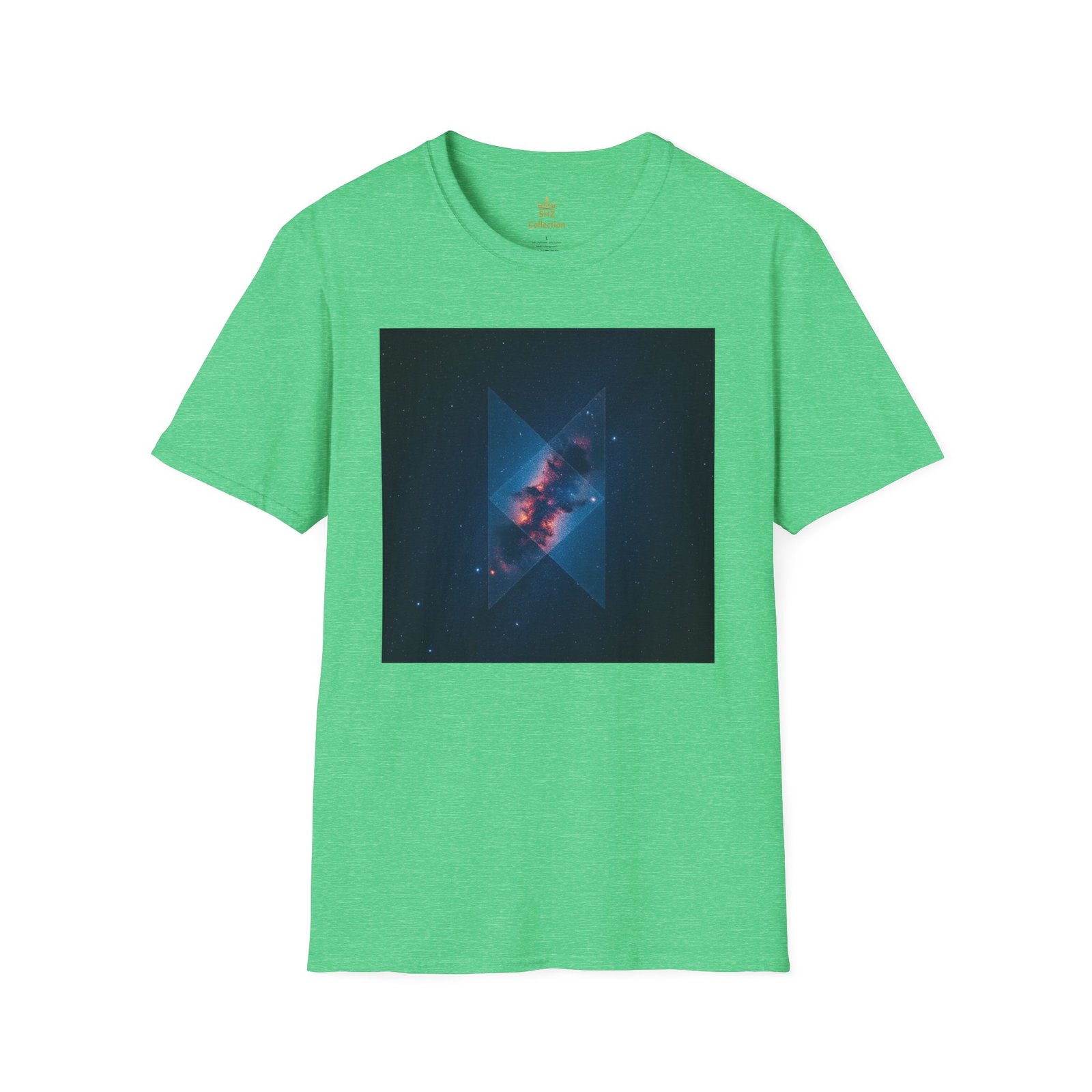 Galaxy Triangle Graphic T-Shirt — Cosmic Nebula Print - Image 43