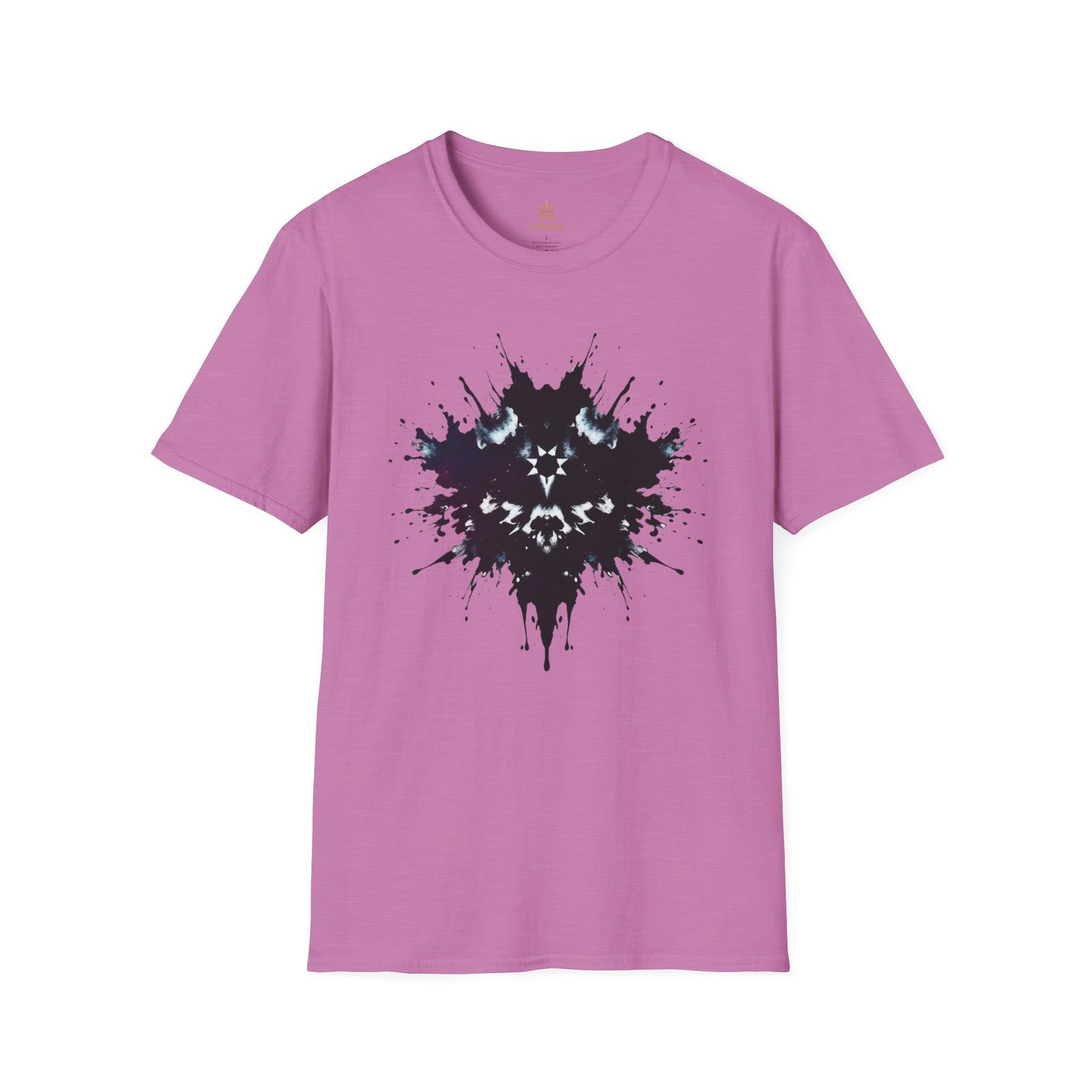 Inkblot Graphic T-Shirt — Rorschach Splash Art Tee - Image 73