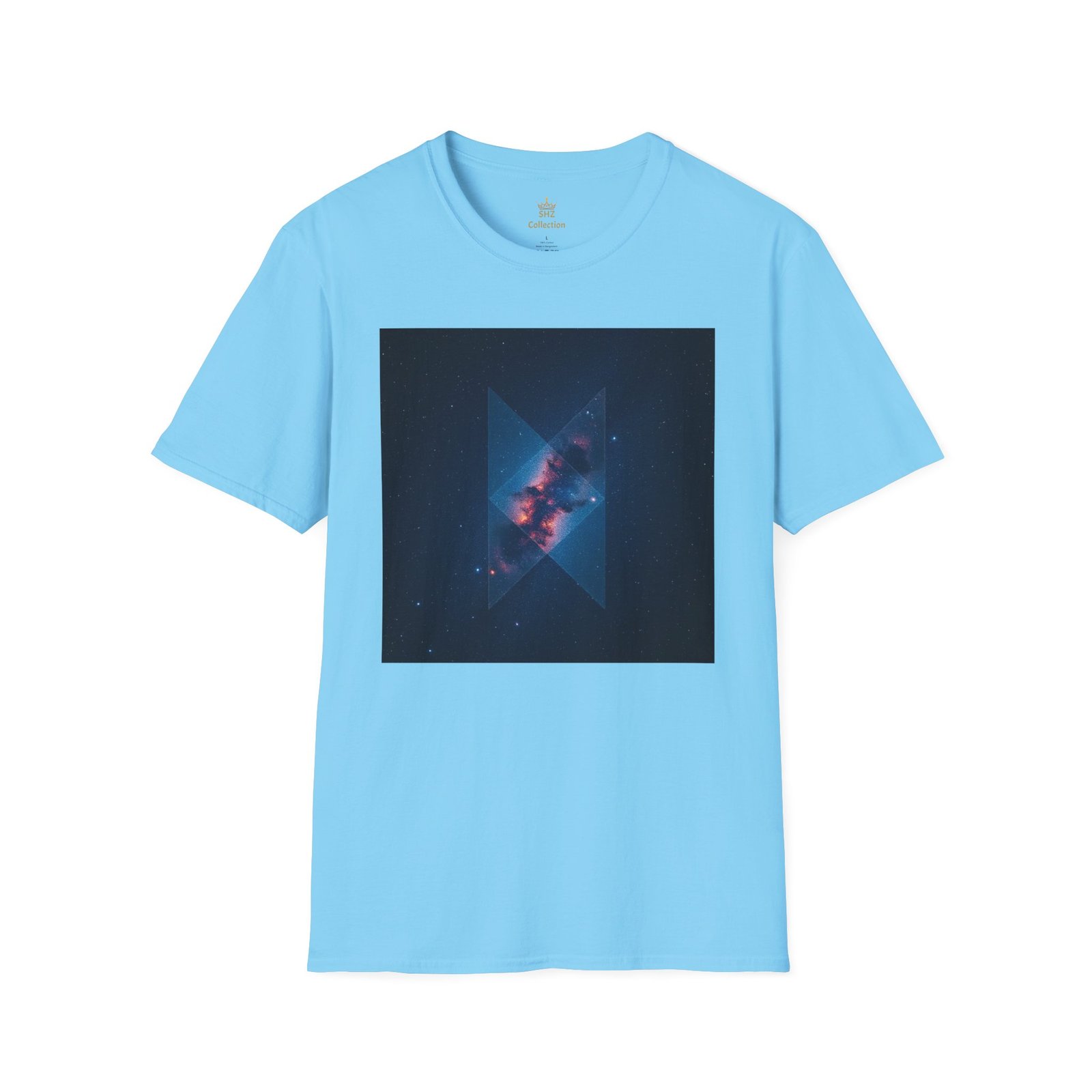 Galaxy Triangle Graphic T-Shirt — Cosmic Nebula Print - Image 57