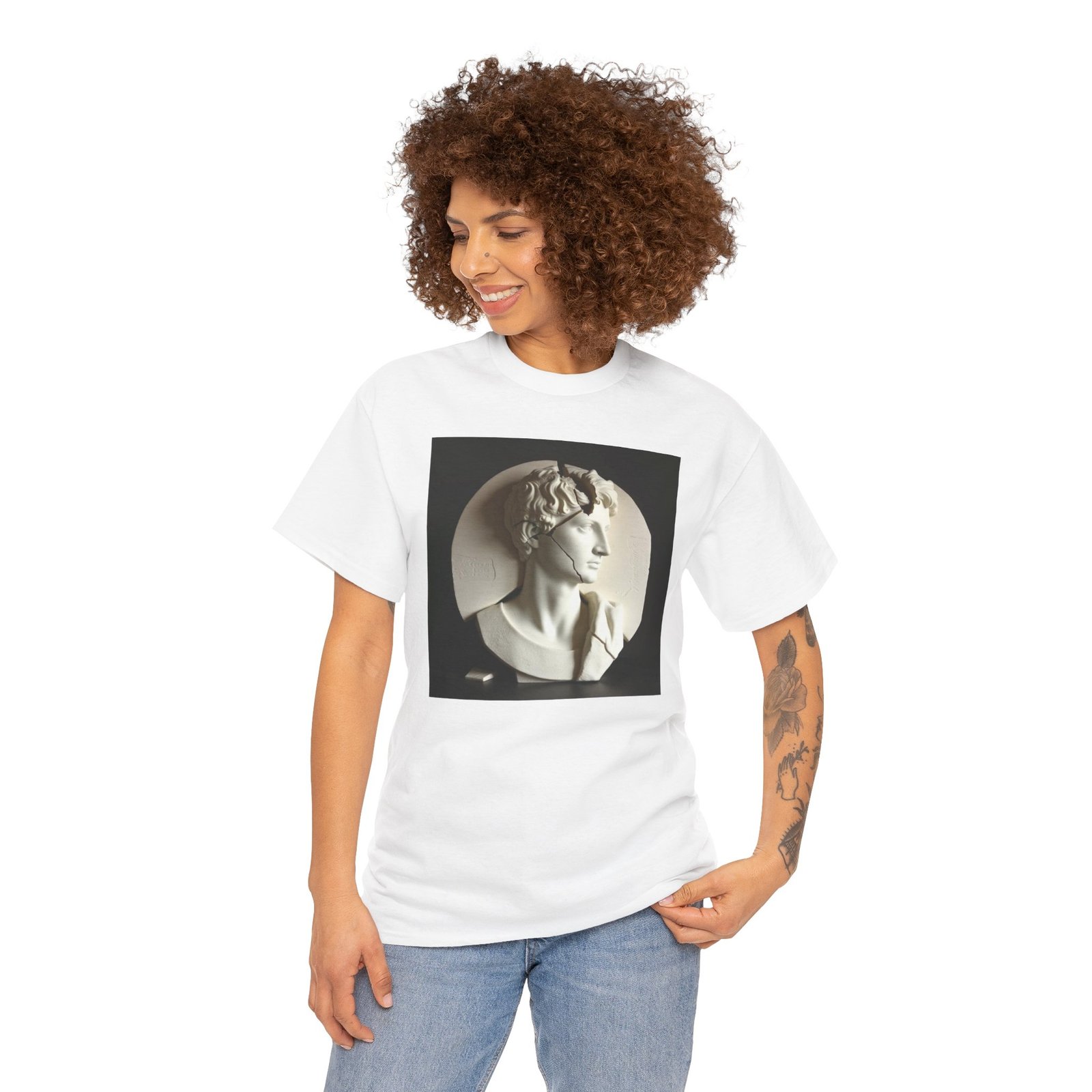 Classical Bust Art Tee — Vintage Sculpture Graphic T‑Shirt - Image 5