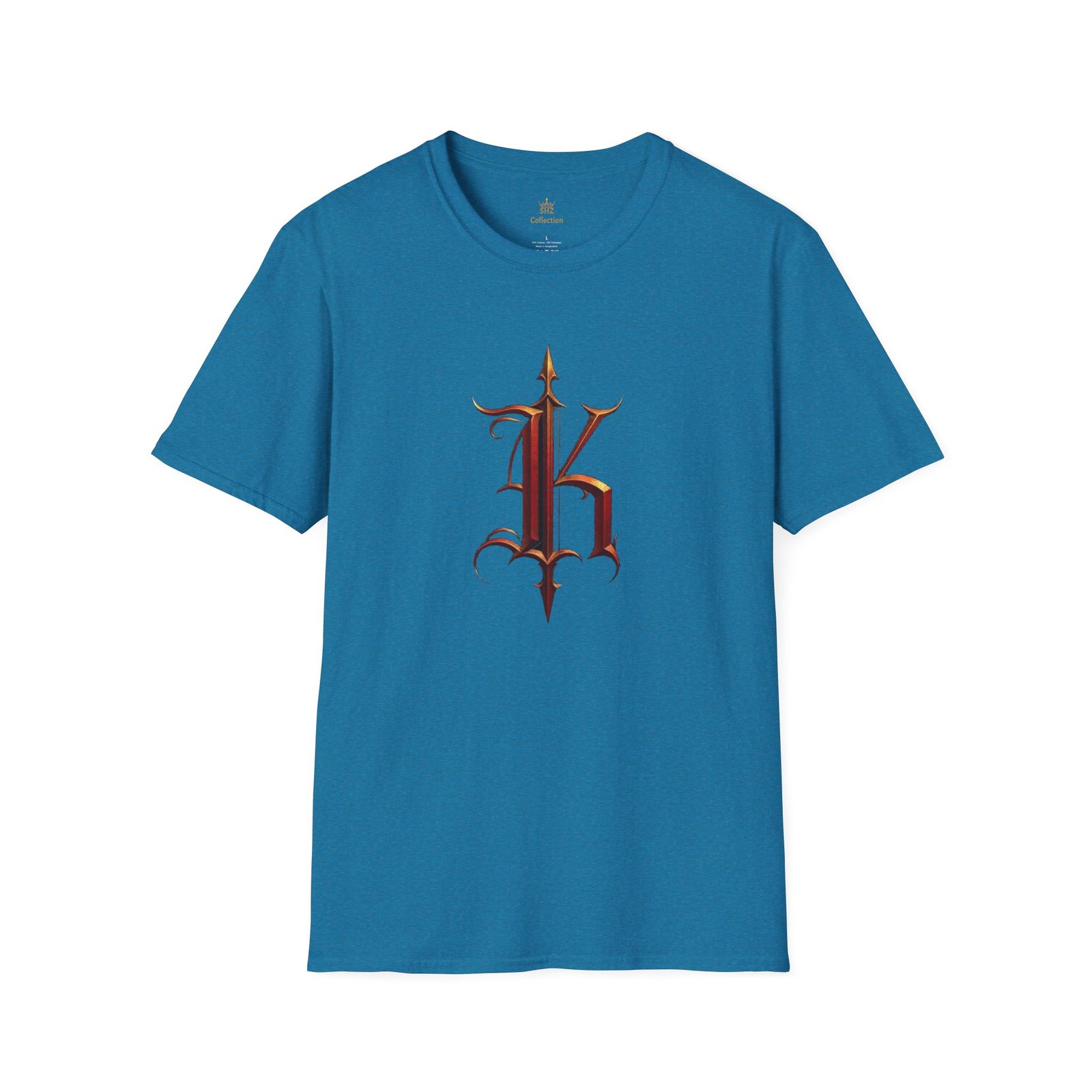 Gothic Letter K T-Shirt — Vintage Dark Monogram Tee - Image 57