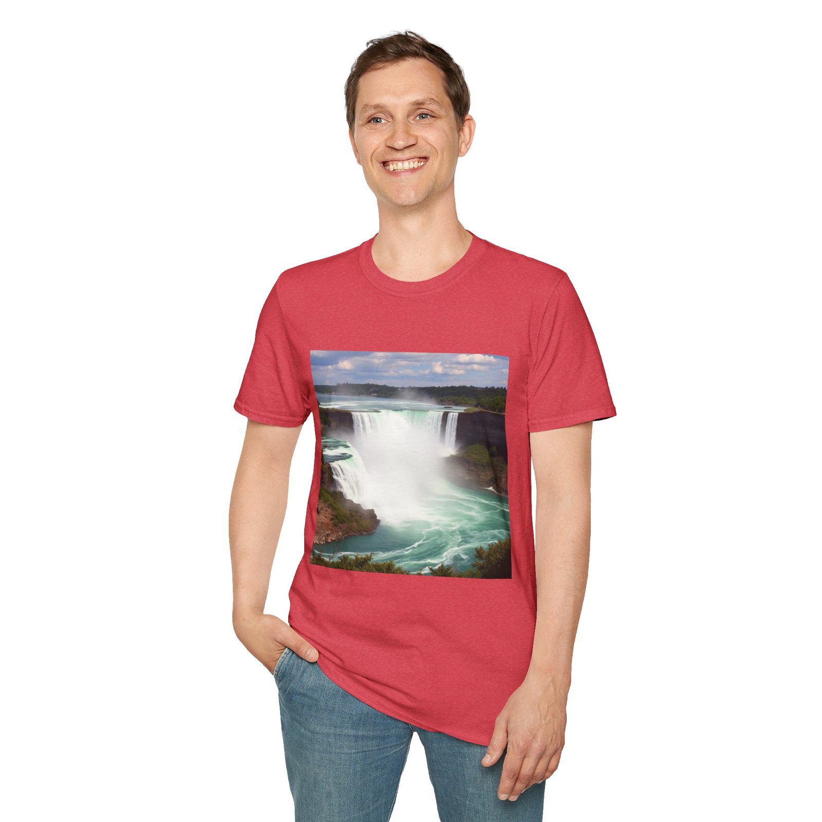 Niagara Falls Photo T-Shirt — Scenic Waterfall Travel Tee - Image 94