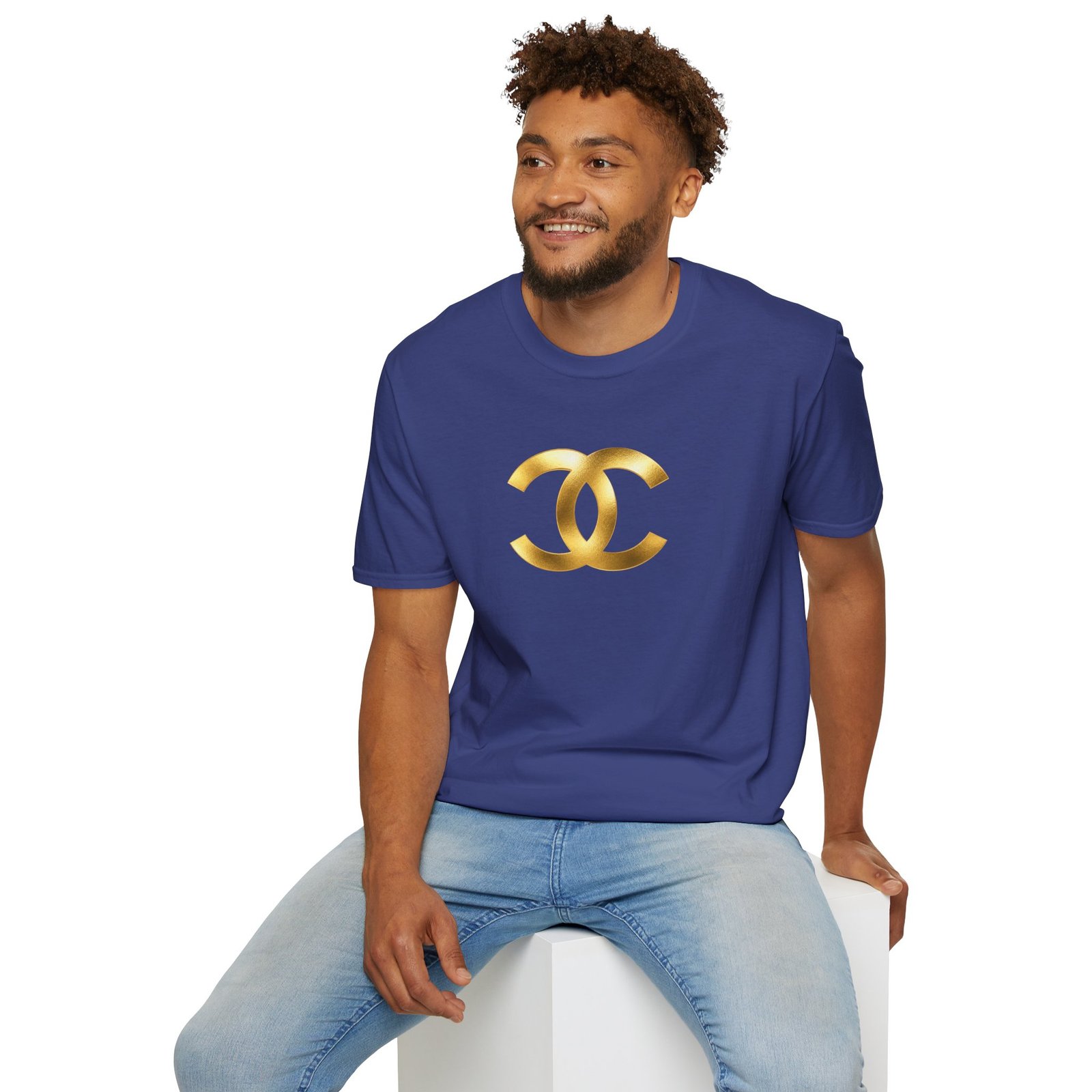 Gold The Double-C (Chanel Lock-Up) T-Shirt - Image 47