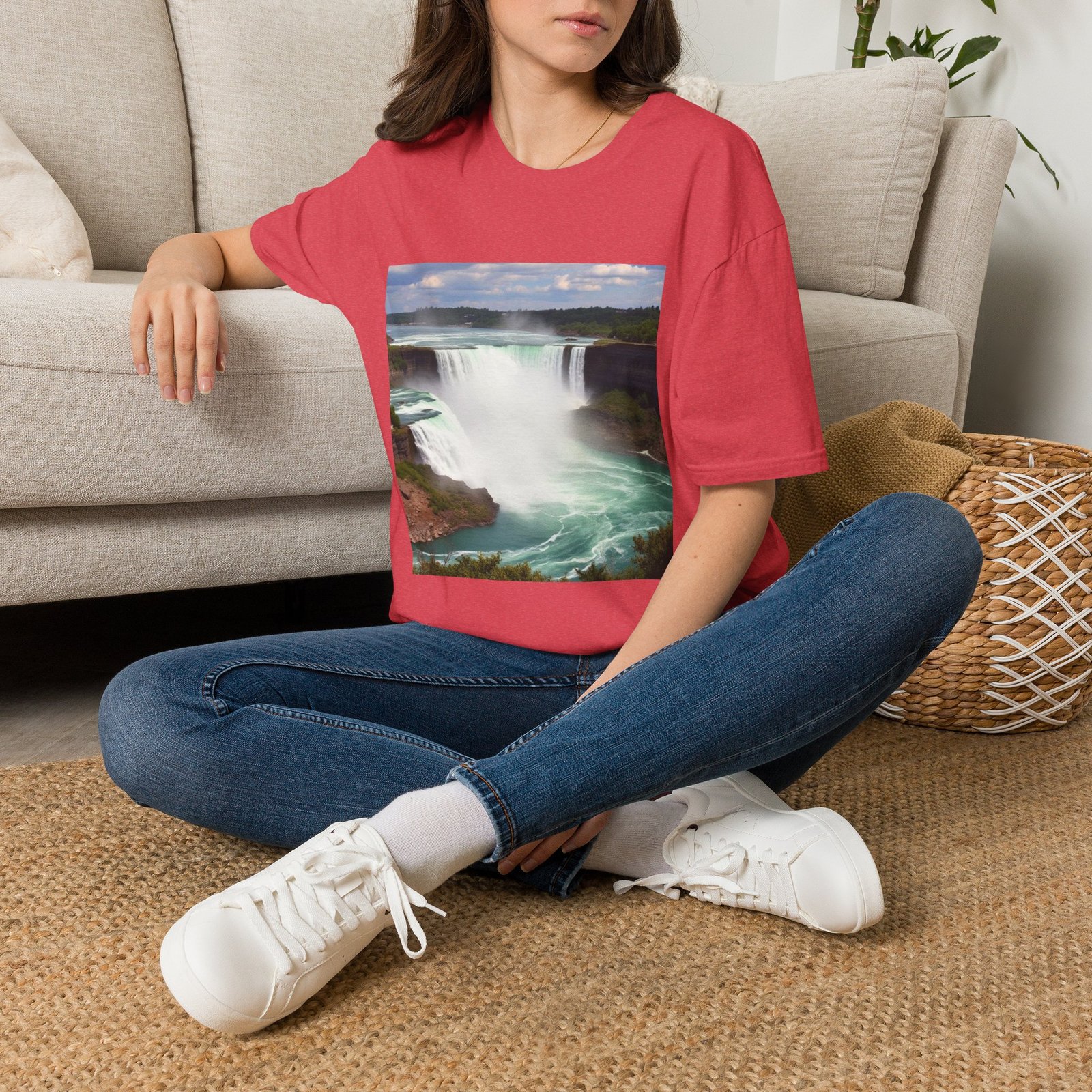 Niagara Falls Photo T-Shirt — Scenic Waterfall Travel Tee - Image 95