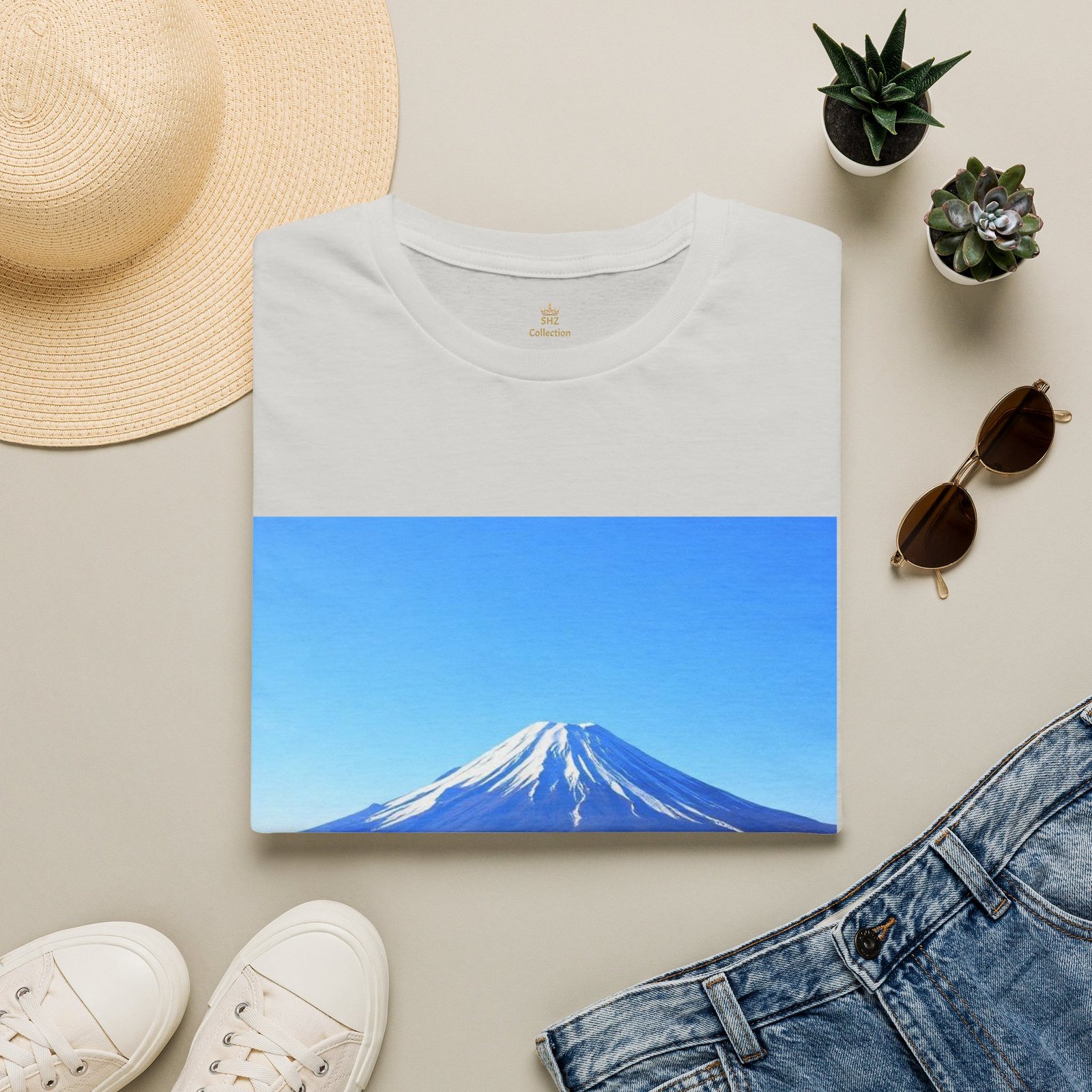 T-Shirt — Serene Mount Fuji Landscape Print - Image 31