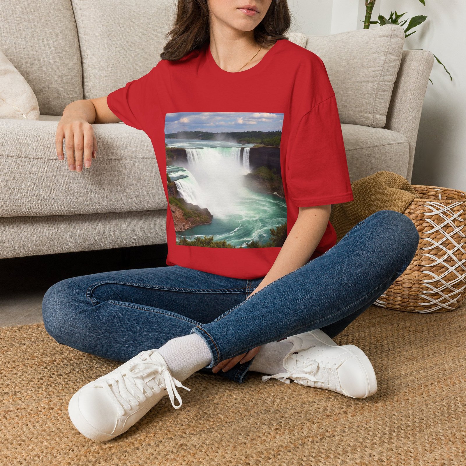 Niagara Falls Photo T-Shirt — Scenic Waterfall Travel Tee - Image 103