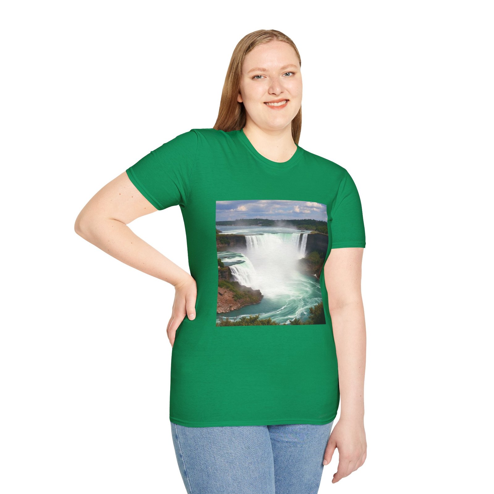 Niagara Falls Photo T-Shirt — Scenic Waterfall Travel Tee - Image 53