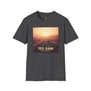 Retro Sunset Drive T‑Shirt — '70s Gain Graphic Tee