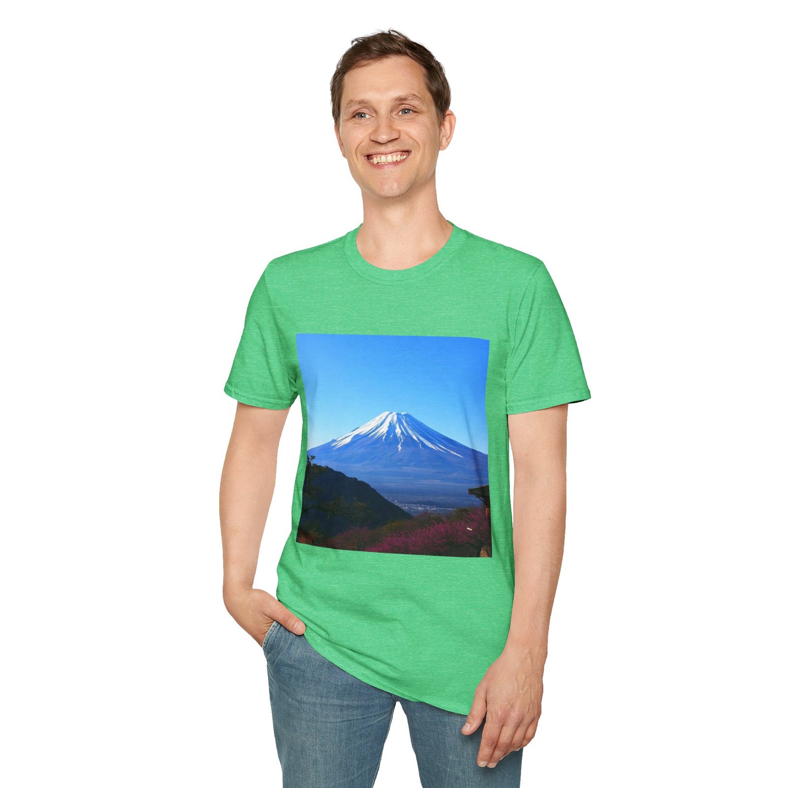 T-Shirt — Serene Mount Fuji Landscape Print - Image 61