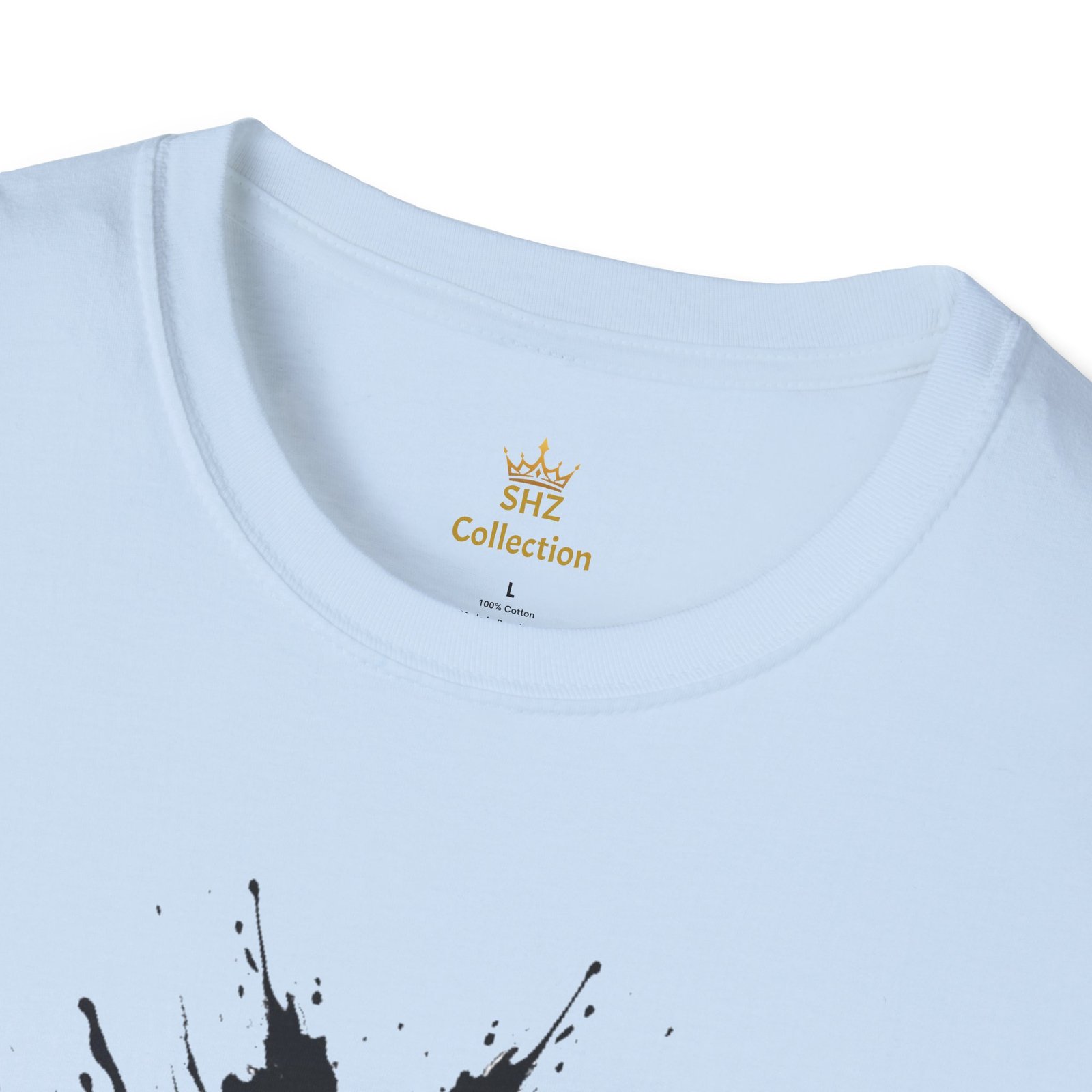Inkblot Graphic T-Shirt — Rorschach Splash Art Tee - Image 67