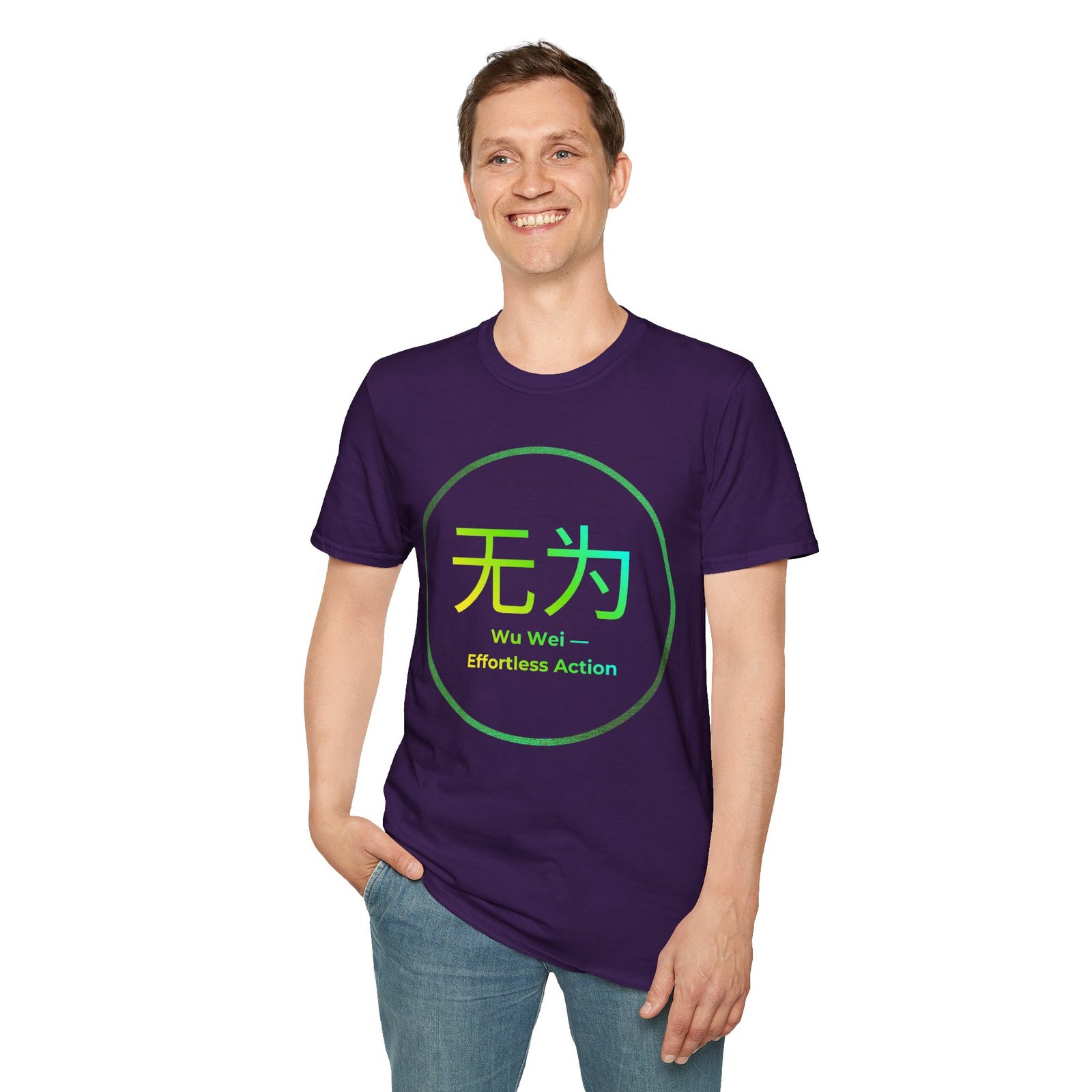 Wu Wei T-Shirt — Zen 'Effortless Action' Tee with Chinese Characters - Image 76