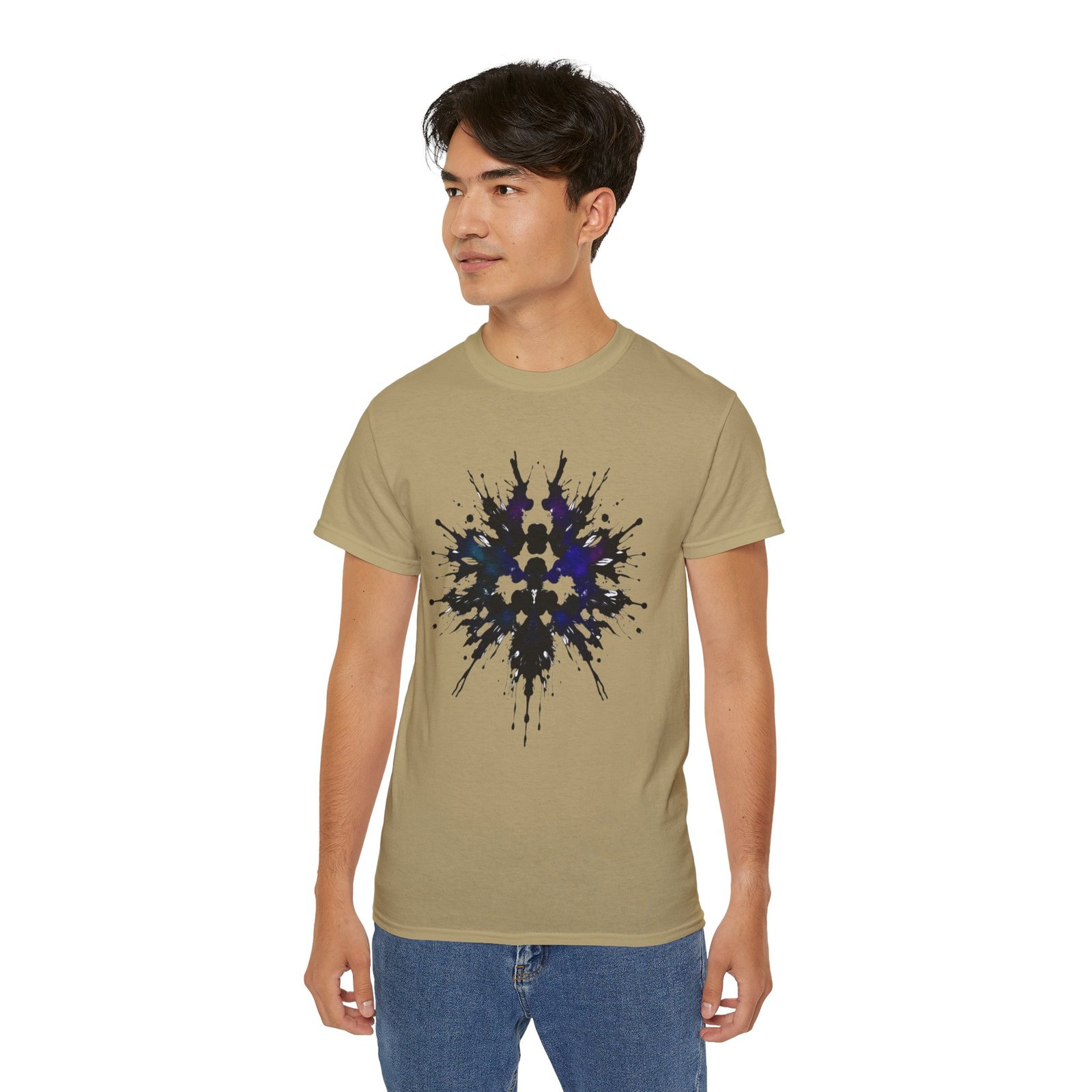 Inkblot Rorschach Tee — Abstract Symmetry Graphic T-Shirt - Image 34
