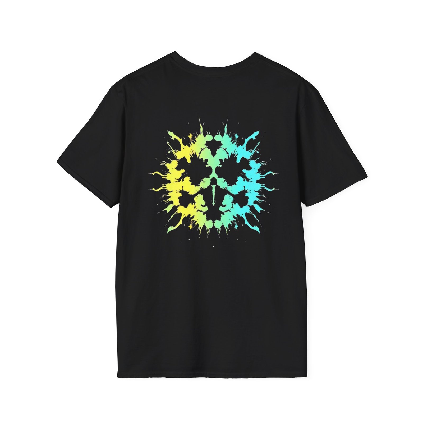 Tie-Dye Sunburst Lion T-Shirt — Bright Neon Splash Graphic Tee - Image 10